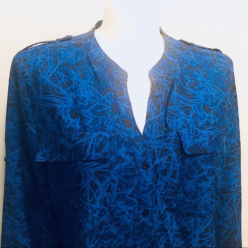 Calvin Klein Ombre Blue Blouse